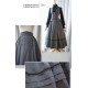 Surface Spell Poems Hidden In The Pleats Vintage Long Skirt(Limited Pre-Order/3 Colours/Full Payment Without Shipping)
